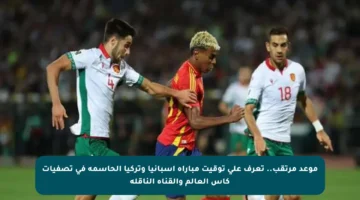 موعد مرتقب.. تعرف على توقيت مباراة إسبانيا وتركيا الحاسمة في تصفيات كأس العالم والقناة الناقلة